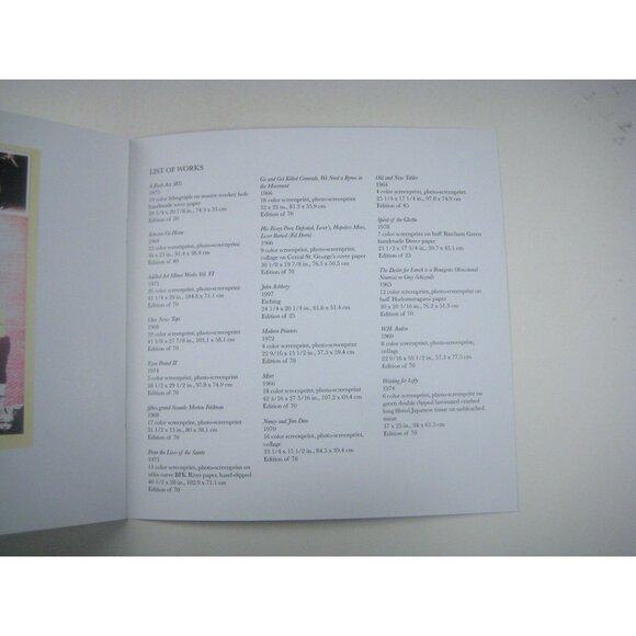 RB Kitaj Prints Exhibition Catalog 2017 Marlborough Gallery NYC Brochure - Picture 5 of 6